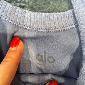 Alo Light purple Activewear Top matching bottoms sold separately size small